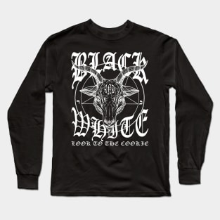 Black & VVhite Cookie Long Sleeve T-Shirt